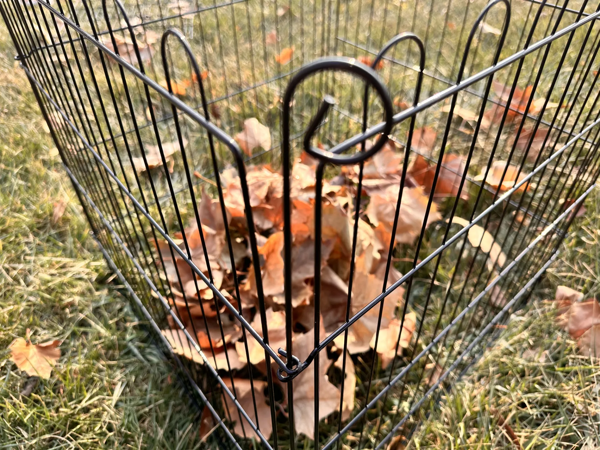 Chain Link Fence Panel Single Swing Garden Gate For Sale