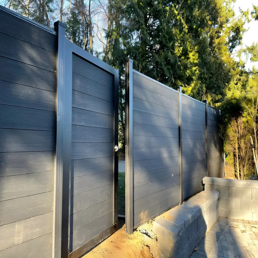 chain link garden gate