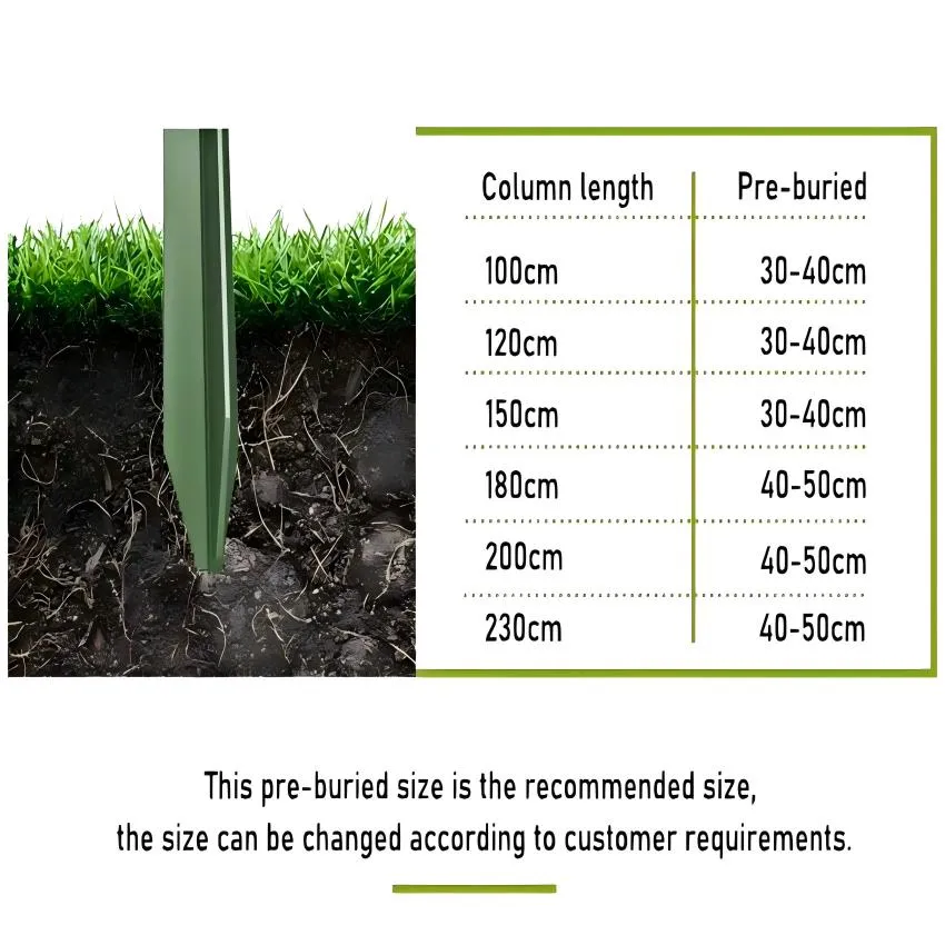 Hot Sale Y Shape Post For Garden Wire Fence, Outdoor Fence