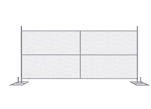 High Quality Usa Standard Galvanized Construction Movable Chain Link Mesh Temporary Fence