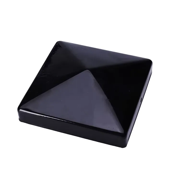 Hot Sale Customized Wooden Or Iron Mesh Fence Post Pyramid Caps