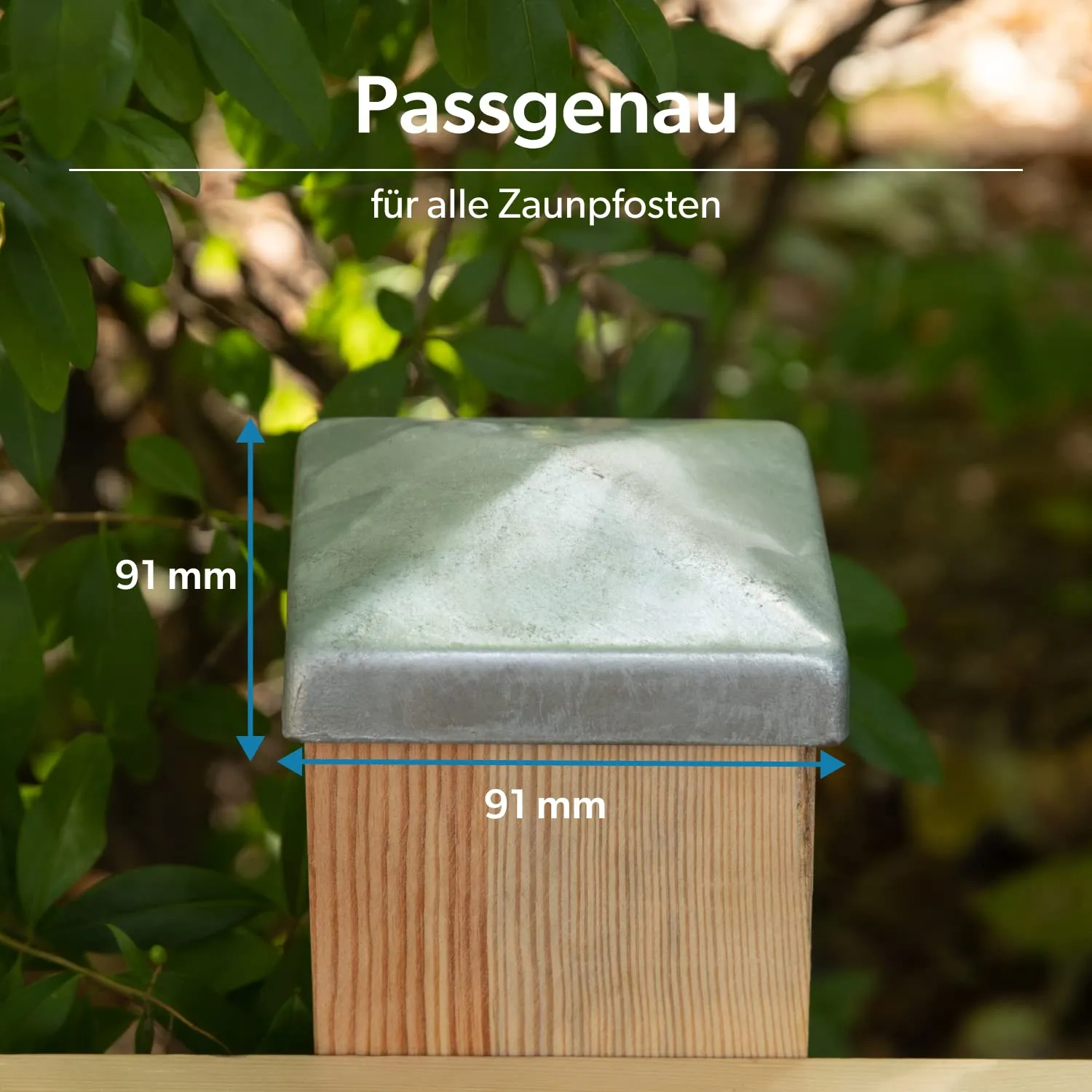 Hot Sale Customized Wooden Or Iron Mesh Fence Post Pyramid Caps