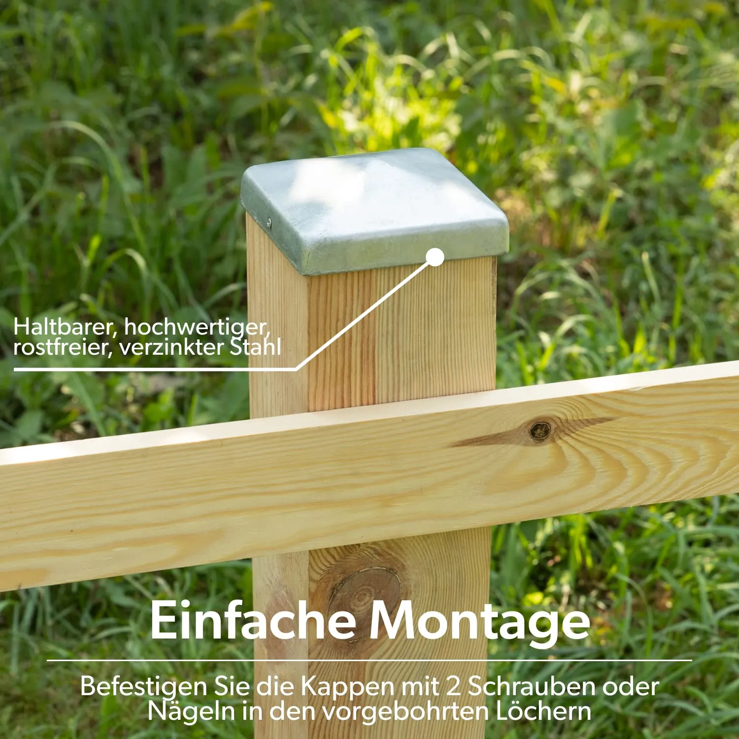 Hot Sale Customized Wooden Or Iron Mesh Fence Post Pyramid Caps