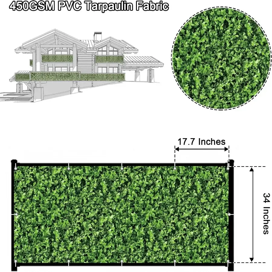 Fence Or Balcony Privacy Screen Decorative For Apartments Privacy Uv Protection For Outdoor Patio Porch Deck Pet Barriers