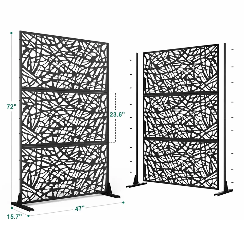 Cheap Popular Laser Cutting Steel Sheet Garden Fence Panels
