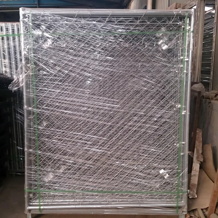 Galvanized Powder Coated Welded Wire Mesh Metal Chain Link Fence Outdoor Large Dog Kennel Fence