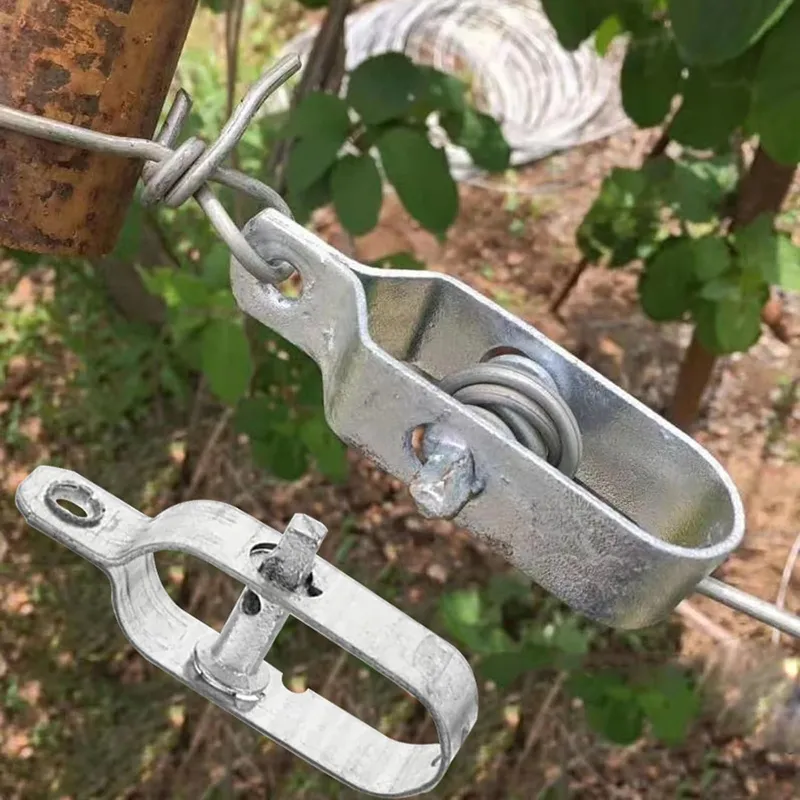 Galvanized steel wire rope fence wire tensioner