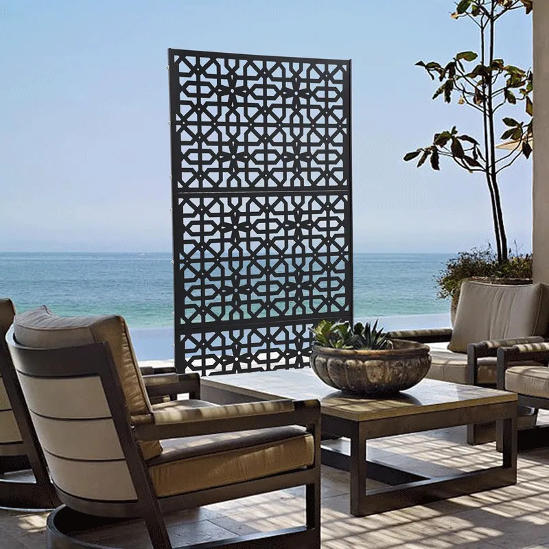 Cheap Popular Laser Cutting Steel Sheet Garden Fence Panels