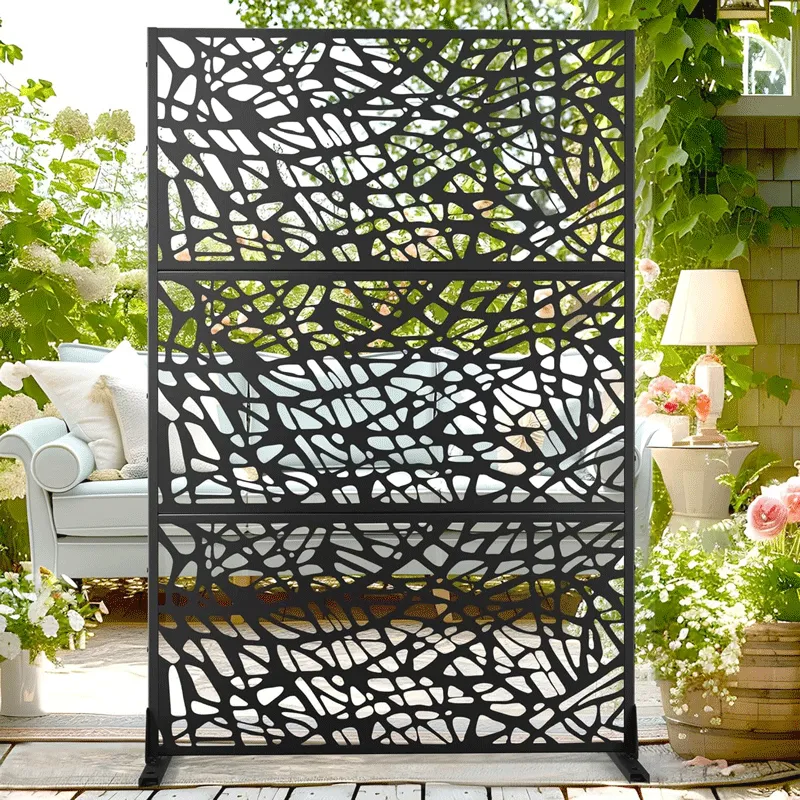 Cheap Popular Laser Cutting Steel Sheet Garden Fence Panels