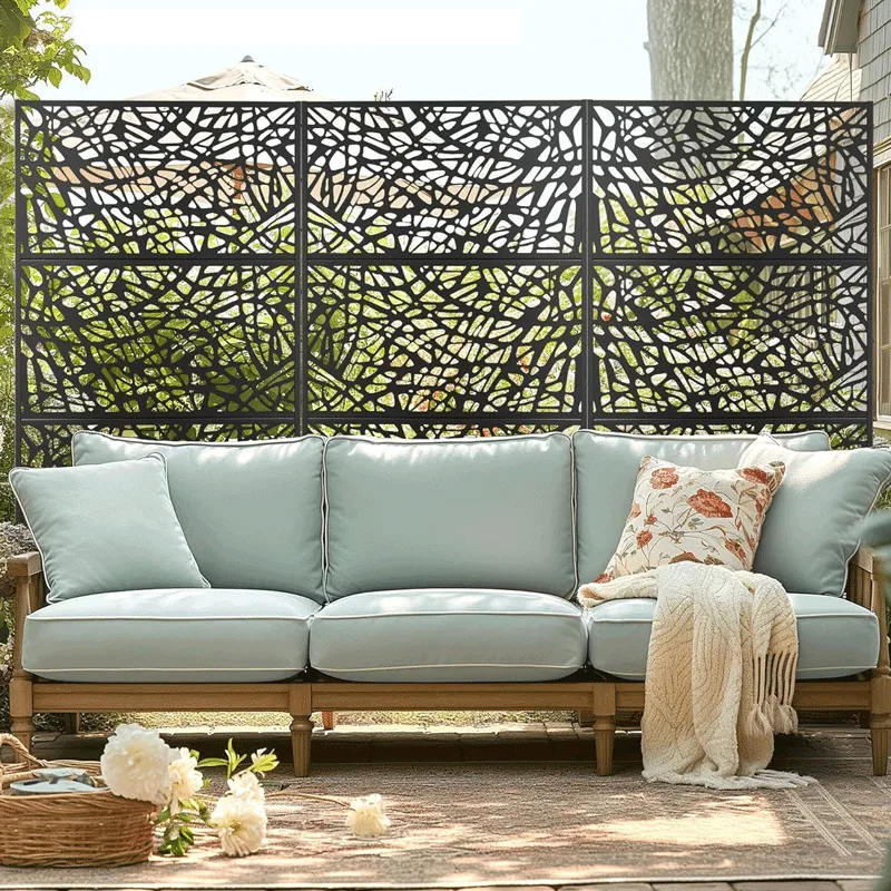 Cheap Popular Laser Cutting Steel Sheet Garden Fence Panels