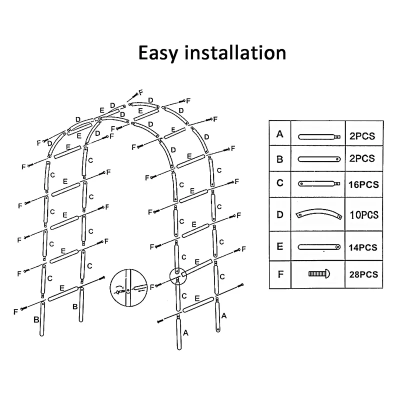 PVC 분말 코팅 둥근 관 이중 날개 입구 문