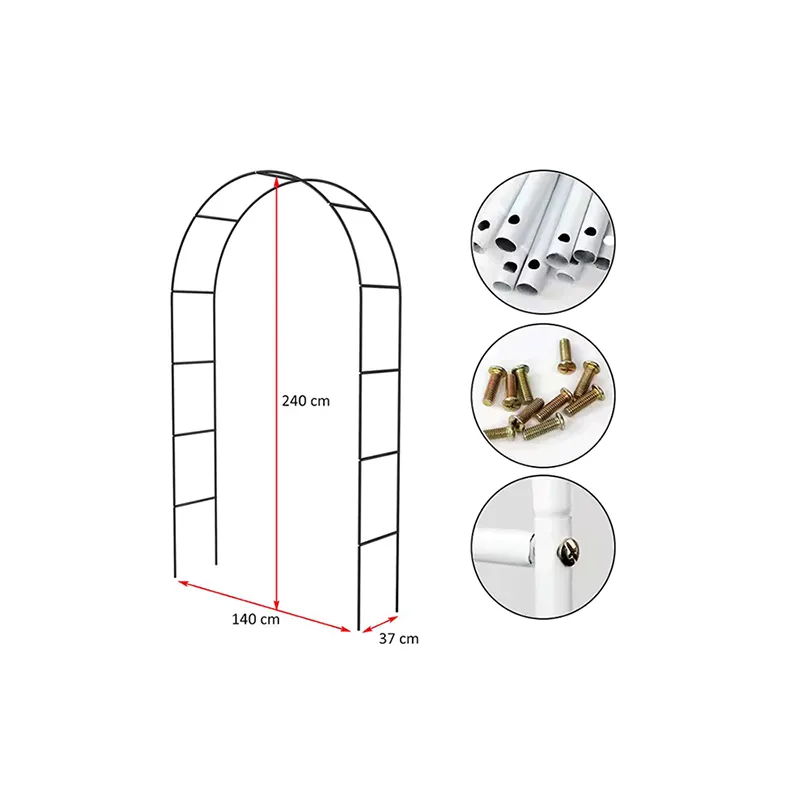 Hot Selling Outdoor Garden Lawn Backyard Metal Various Climbing Plants Arch