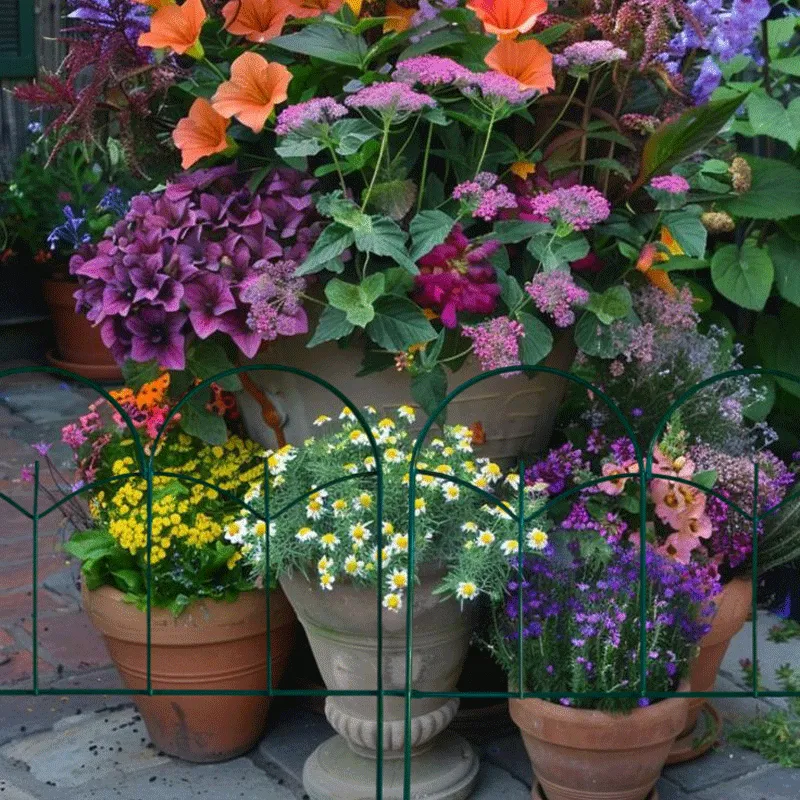 Cheap Hot Selling Garden Fence Arch Metal Border For gardens