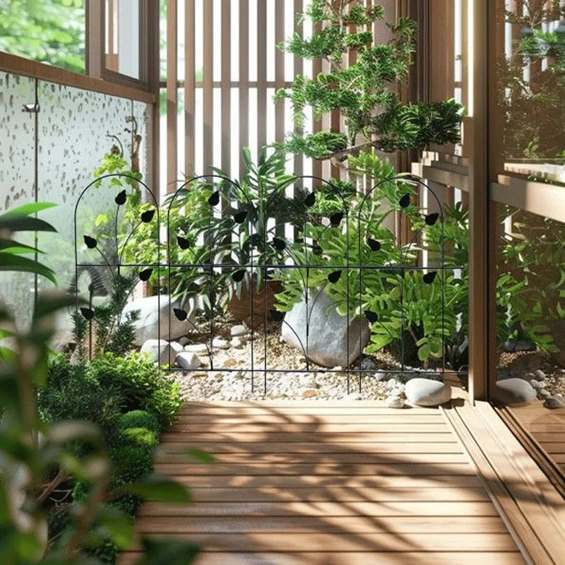 Outdoor Steel Made Garden Border Fence Roll For Decoration Flower Bed