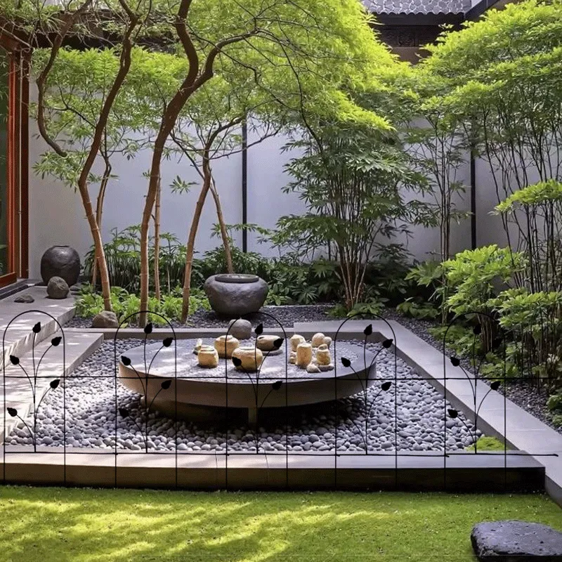 Outdoor Steel Made Garden Border Fence Roll For Decoration Flower Bed