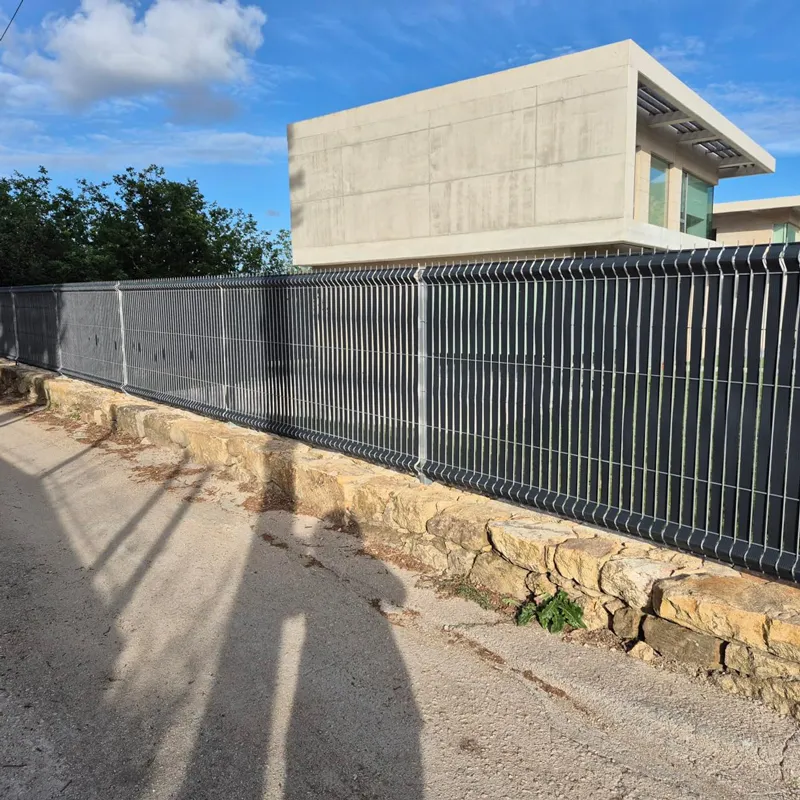 Hot Sale PVC Fencing Private Stripe Hard PVC Strip Screen For 3D Wire Panel Fence