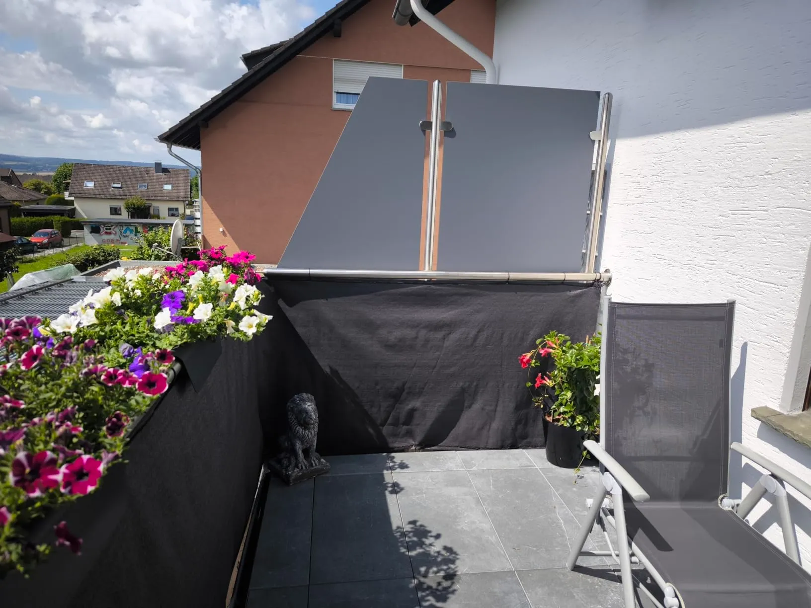 Antil-Uv Mesh Fabric Privacy Fence Net For Tennis Court And Garden And Pool Deck