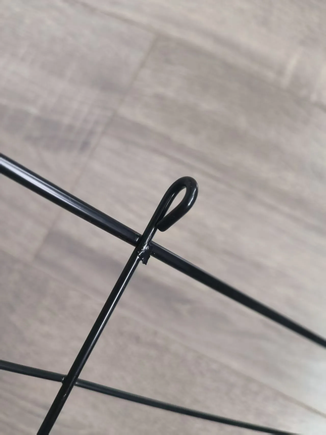 High Visibility Black Metal Security Fence Easy-to-Assemble Garden Iron Barrier and Trellis