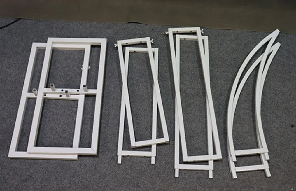 Square Pipe Wedding Arch Shelf Horn Outdoor Home Decor Flower Fixed Stand Arch Garden Arch