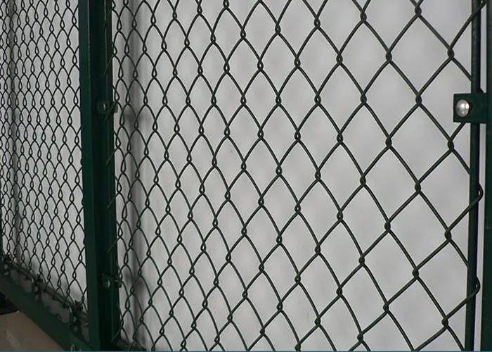 ROLL PVC Coated Diamond Shape Wire Mesh Steel Galvanize Chain Link Fence