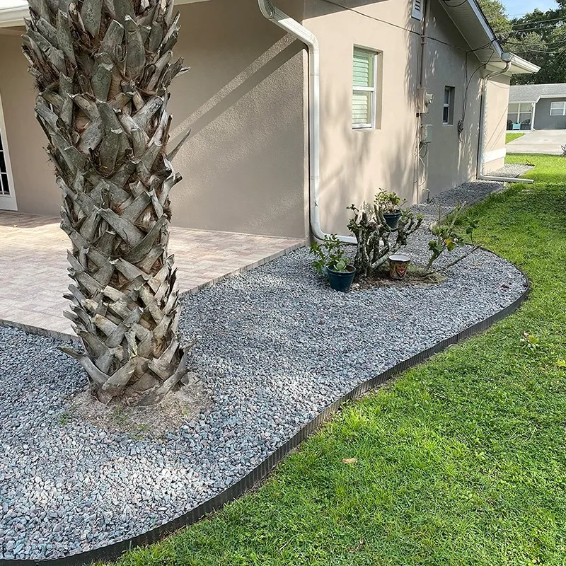 Landscape Edging Border Corrugated Galvanized Steel / Corten Steel Fence Garden Edging for Borders Flower Bed Lawn