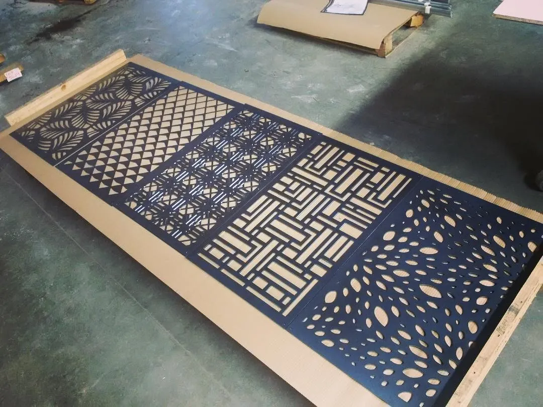 Cheap Popular Laser Cutting Steel Sheet Garden Fence Panels