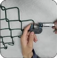 ROLL PVC Coated Diamond Shape Wire Mesh Steel Galvanize Chain Link Fence