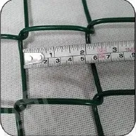 ROLL PVC Coated Diamond Shape Wire Mesh Steel Galvanize Chain Link Fence
