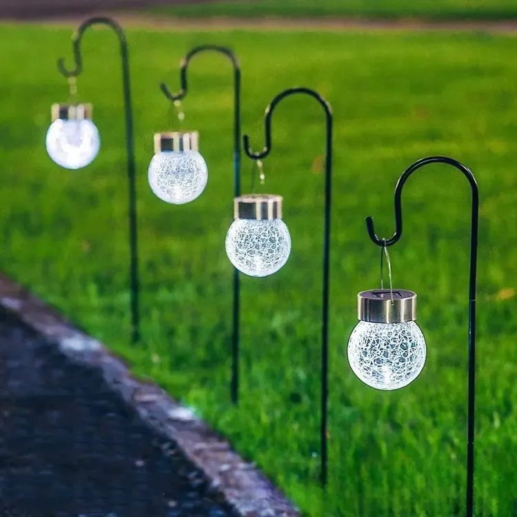 Iron Shepherd Hook Rust Resistant Outdoor Garden Decorative Metal Shepherds Hook