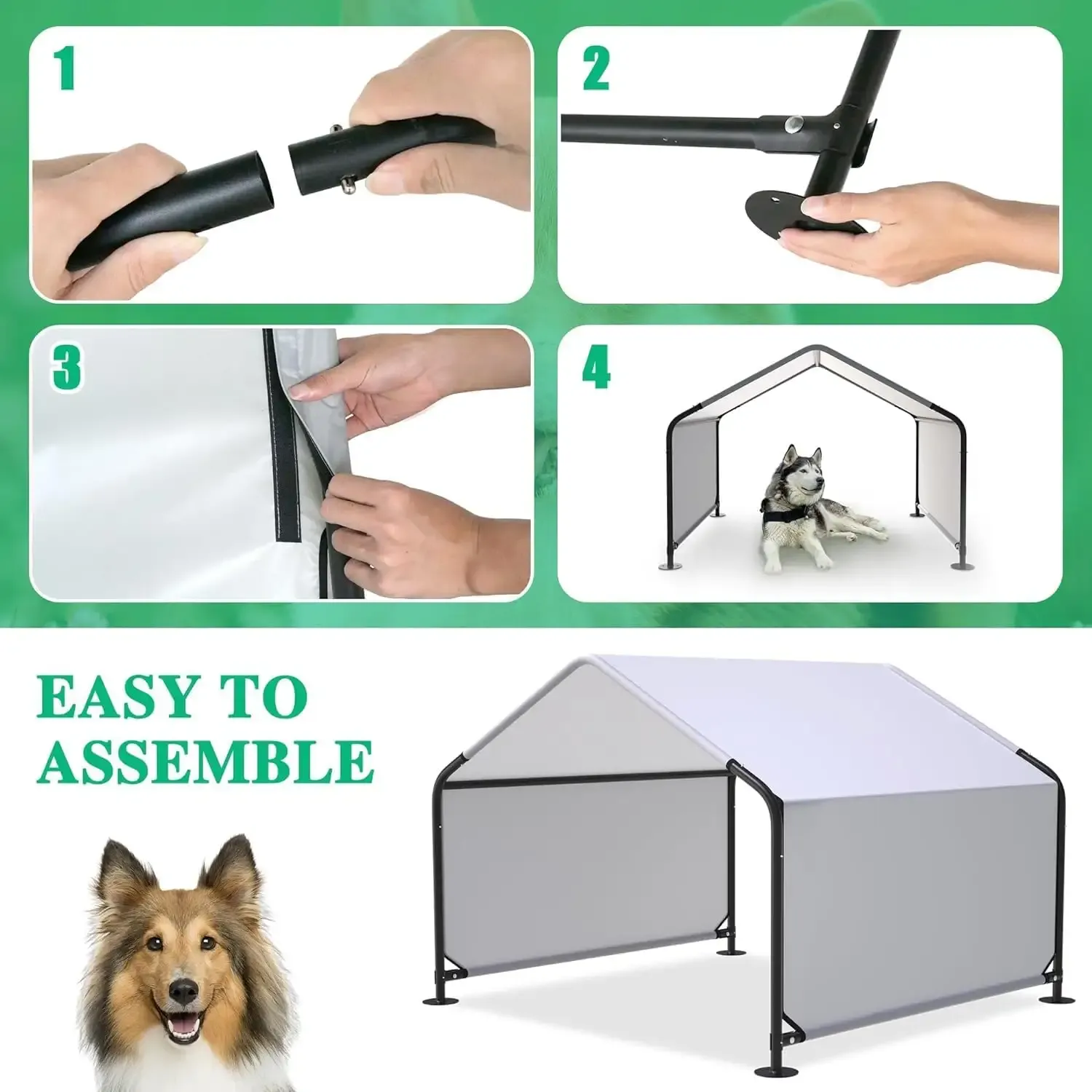 Dog Shade Shelter Outdoor Blue Tent