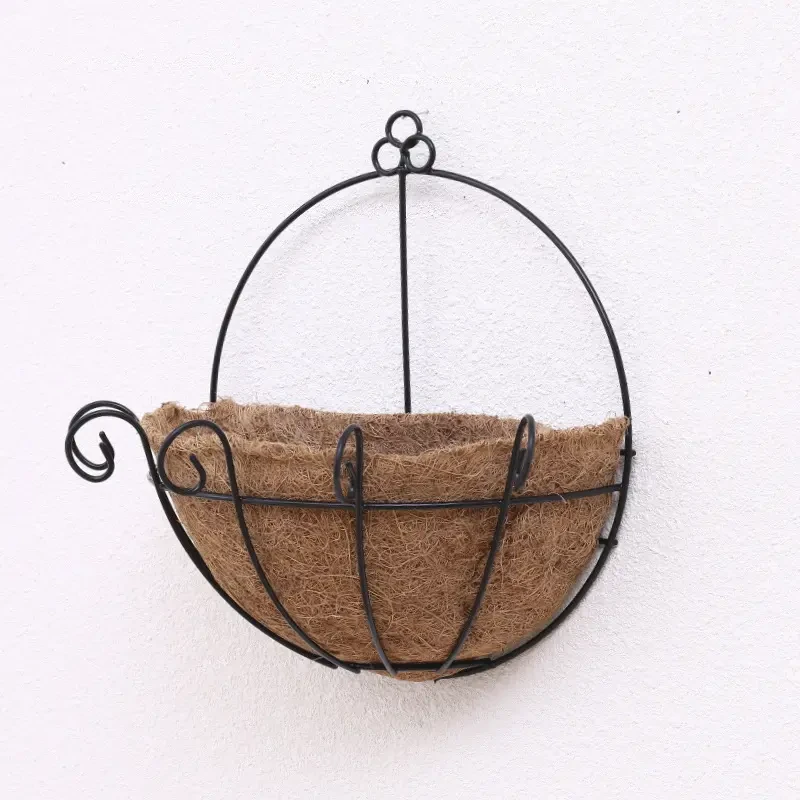 Coconut Palm Hanging Baskets | Wall-Mounted, Coco Liner