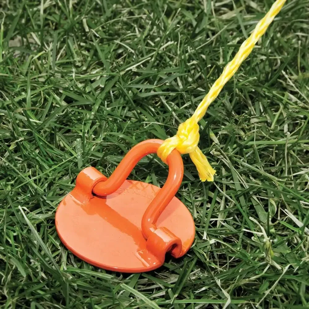 Spiral Anchor With Folding Ring