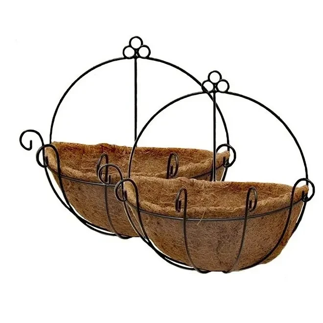 Coconut Palm Hanging Baskets | Wall-Mounted, Coco Liner