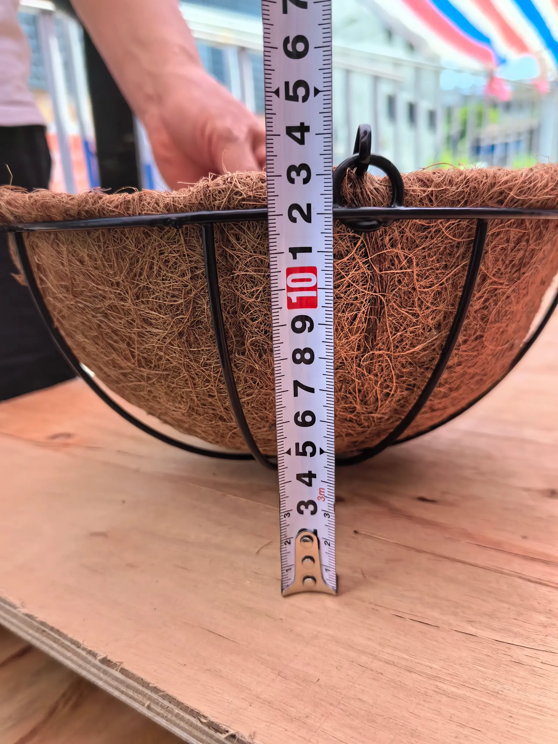 Hanging Basket With Planter Large Planters For Water Plants Small Pot Wicker Indoor Leaves Baskets Fiber