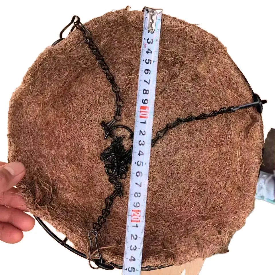 Coconut Palm Hanging Baskets Decoration Art Wall-mounted Flower Basket Balcony Flowers Grass Plant Pot