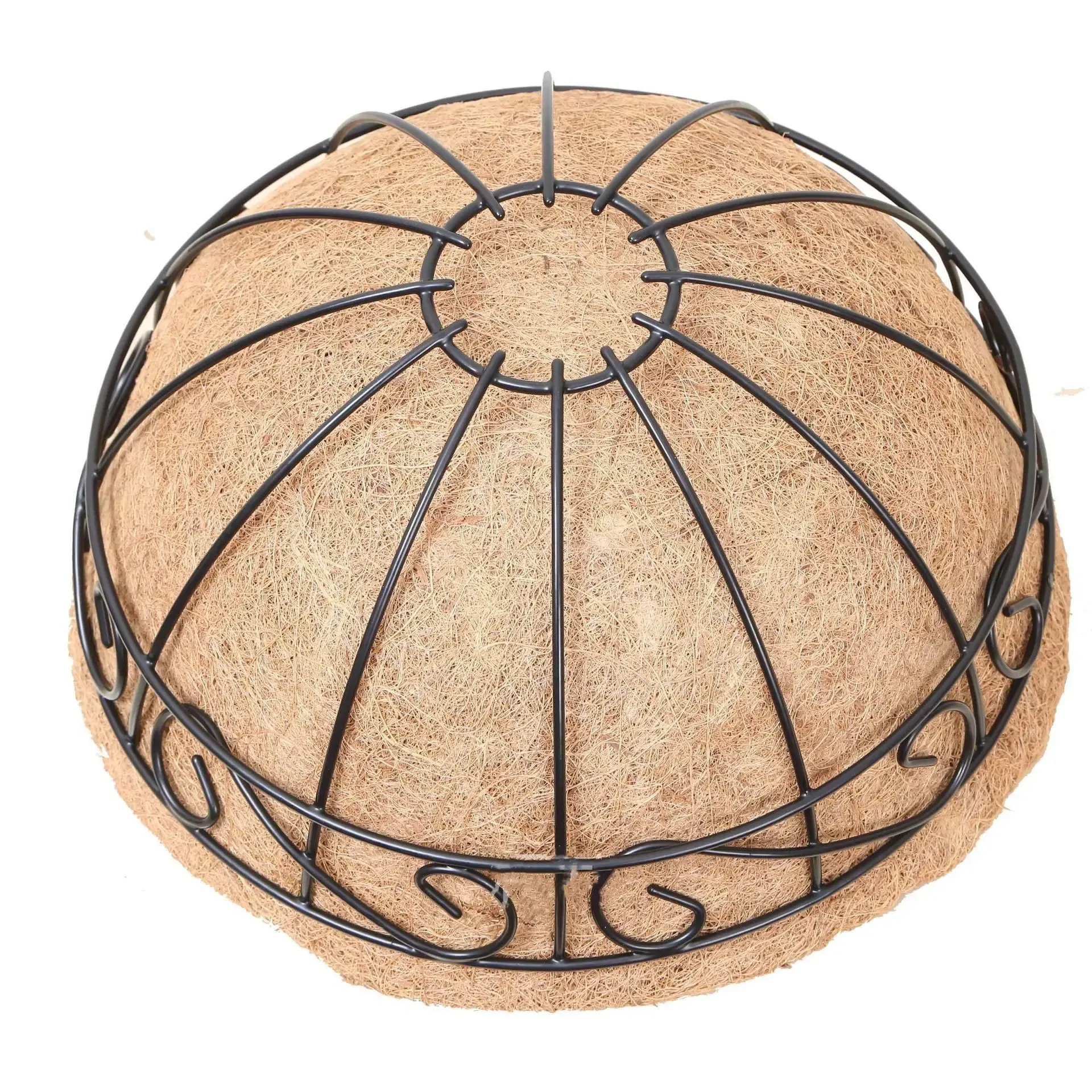 Natural Seedling Nutrition Pot Biodegradable Flower Pot Coconut Fiber Hanging Baskets for Plants Outdoor