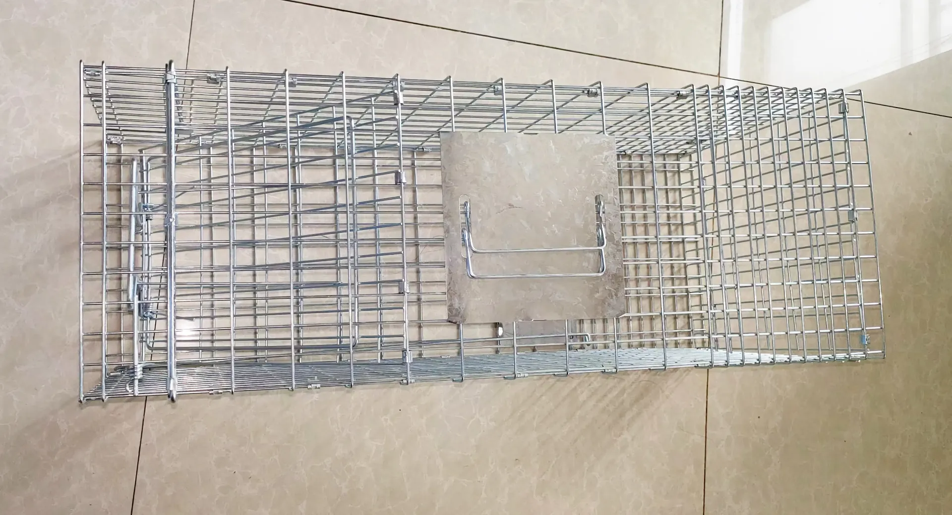 Folded Humane Large Live Animal Cage Traps Possum Trap