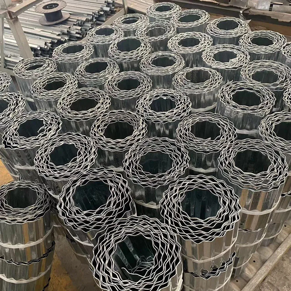 Landscape Edging Border Corrugated Galvanized Steel / Corten Steel Fence Garden Edging for Borders Flower Bed Lawn