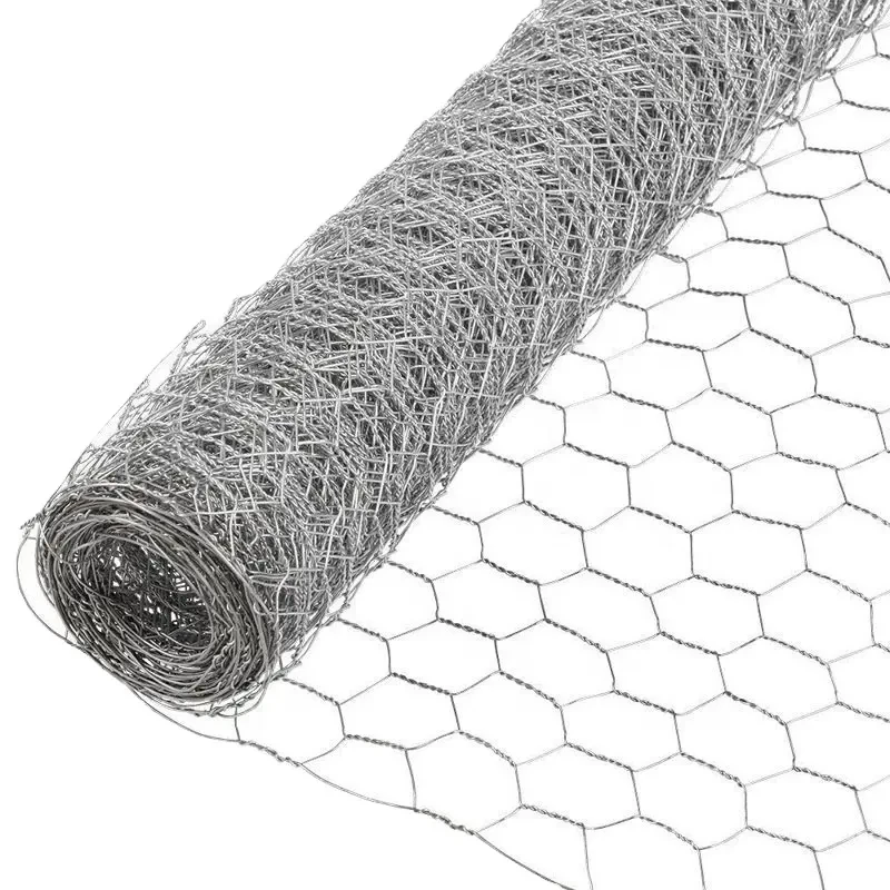 Hexagonal Decorative Animal Chicken Wire Mesh Fence Roll Galvanized Farm Basket