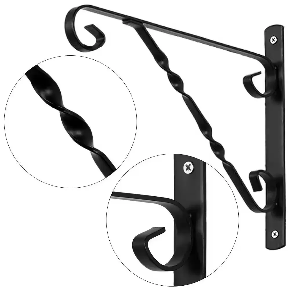 Hanging Plant Bracke Iron Decorative Wall Hanger Hooks