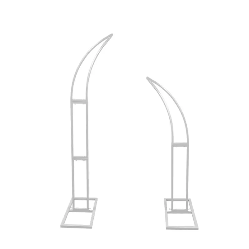 Square Pipe Wedding Arch Shelf Horn Outdoor Home Decor Flower Fixed Stand Arch Garden Arch