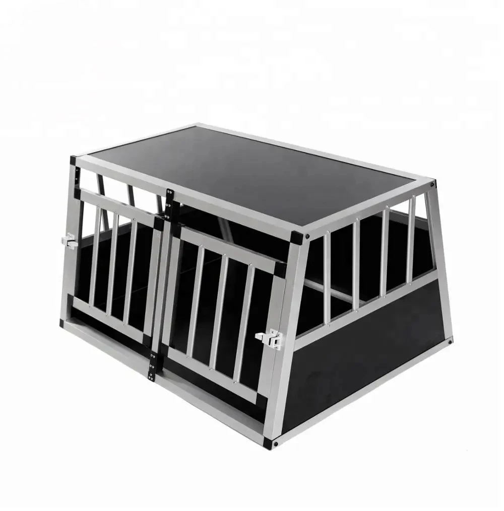 Dog House Big Double Door Pet Animal High Quality Aluminum Large Dog Cage With Separate Board