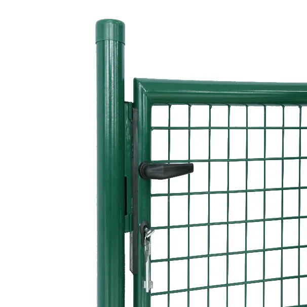 Link Wire Mesh Fence Single Wing Gate Square Pipe(Deco Panel) Powder Coating Welded Wire Mesh Panel Garden Gate