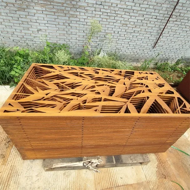 Laser Cut Metal Fence Privacy Panels Screen Decorative Fence Laser Cut Wall Panel