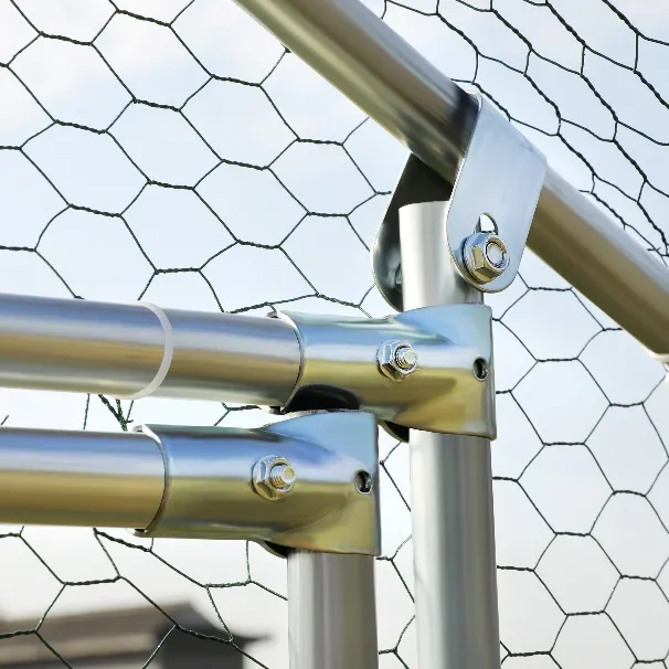 Gable Top Chicken Coop Cage Pen Dog Kennel Duck House Large Metal New Product Chicken Farm Chicken House