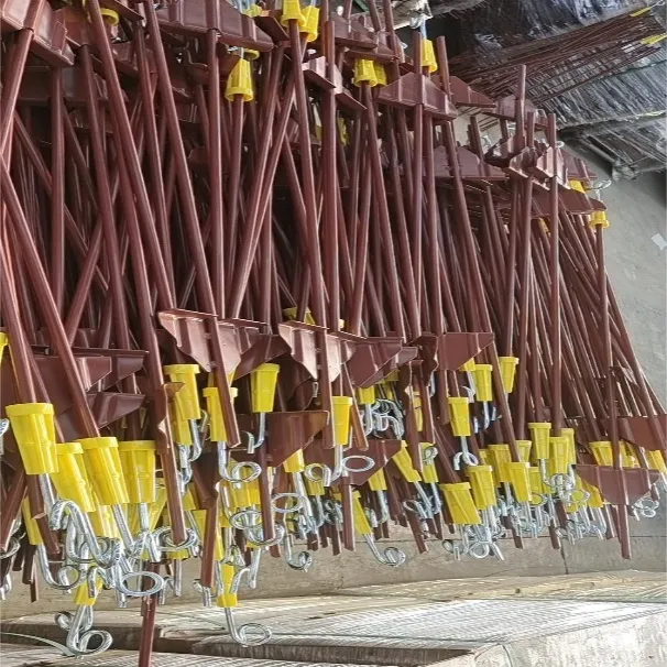 Electric Oval Steel Post With Insulator