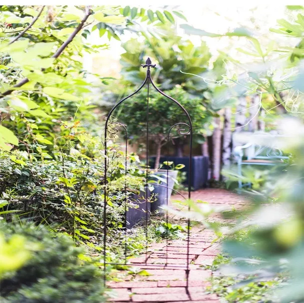 Outdoor Decoration Metal Garden Trellis for Plants Climbing Support