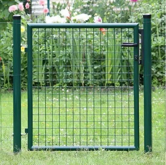 Link Wire Mesh Fence Single Wing Gate Square Pipe(Deco Panel) Powder Coating Welded Wire Mesh Panel Garden Gate