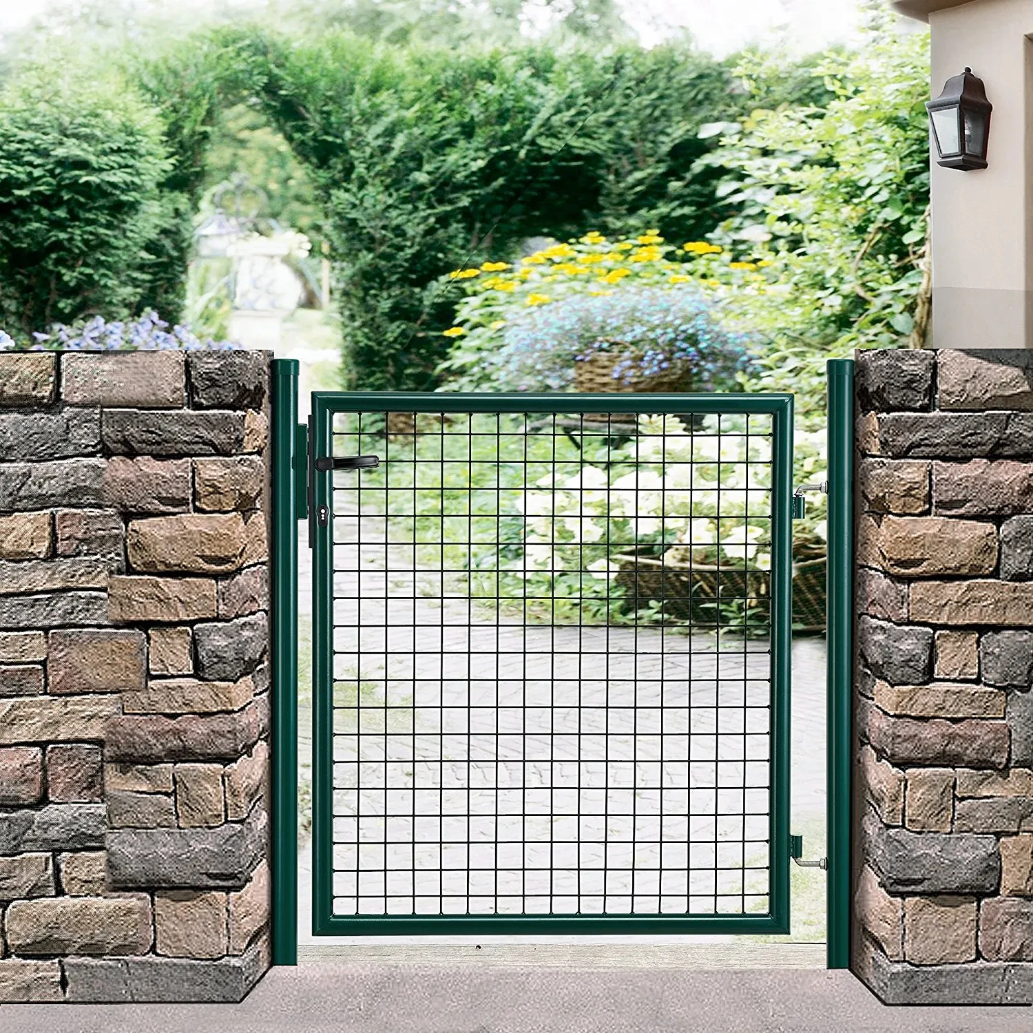 Single Gates for Urban Gardens Homes