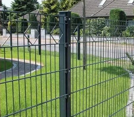 Diamond Shape Decorative 2D Panel Twin Wire Double Wire Panel Fence For Garden